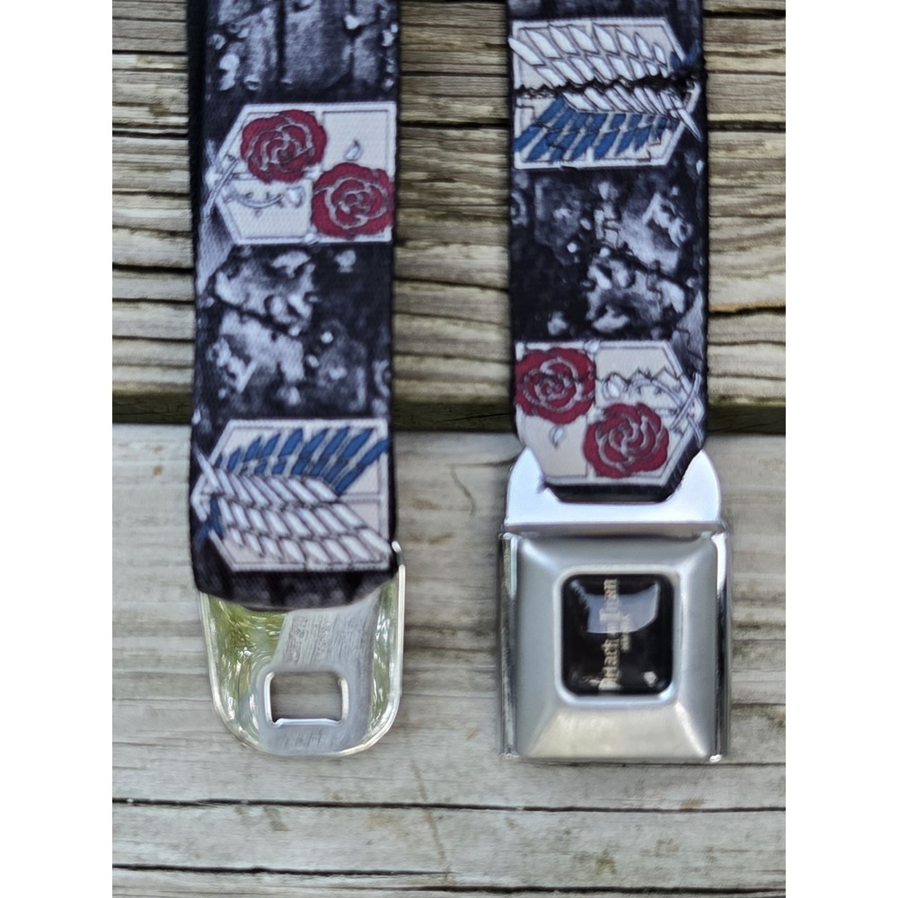 Buckle-Down Attack on Titan Comics Seatbelt Canvas Belt Adjustable‎ OSFA